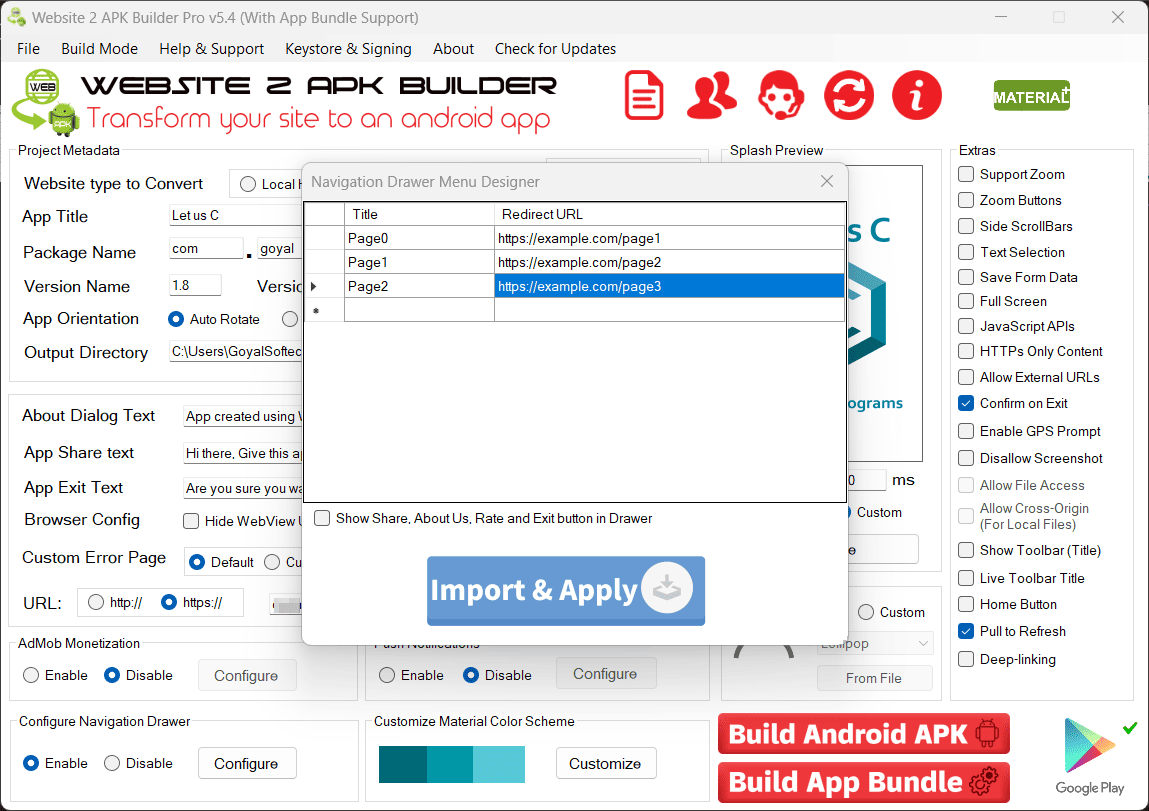 WEB 2 APK Builder Pro 5.0