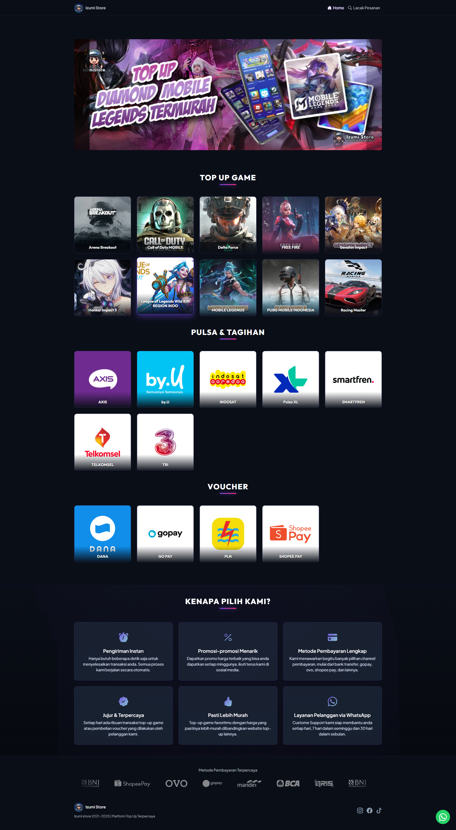 SOURCODE PPOB & TOPUP GAME ONLINE MURAH