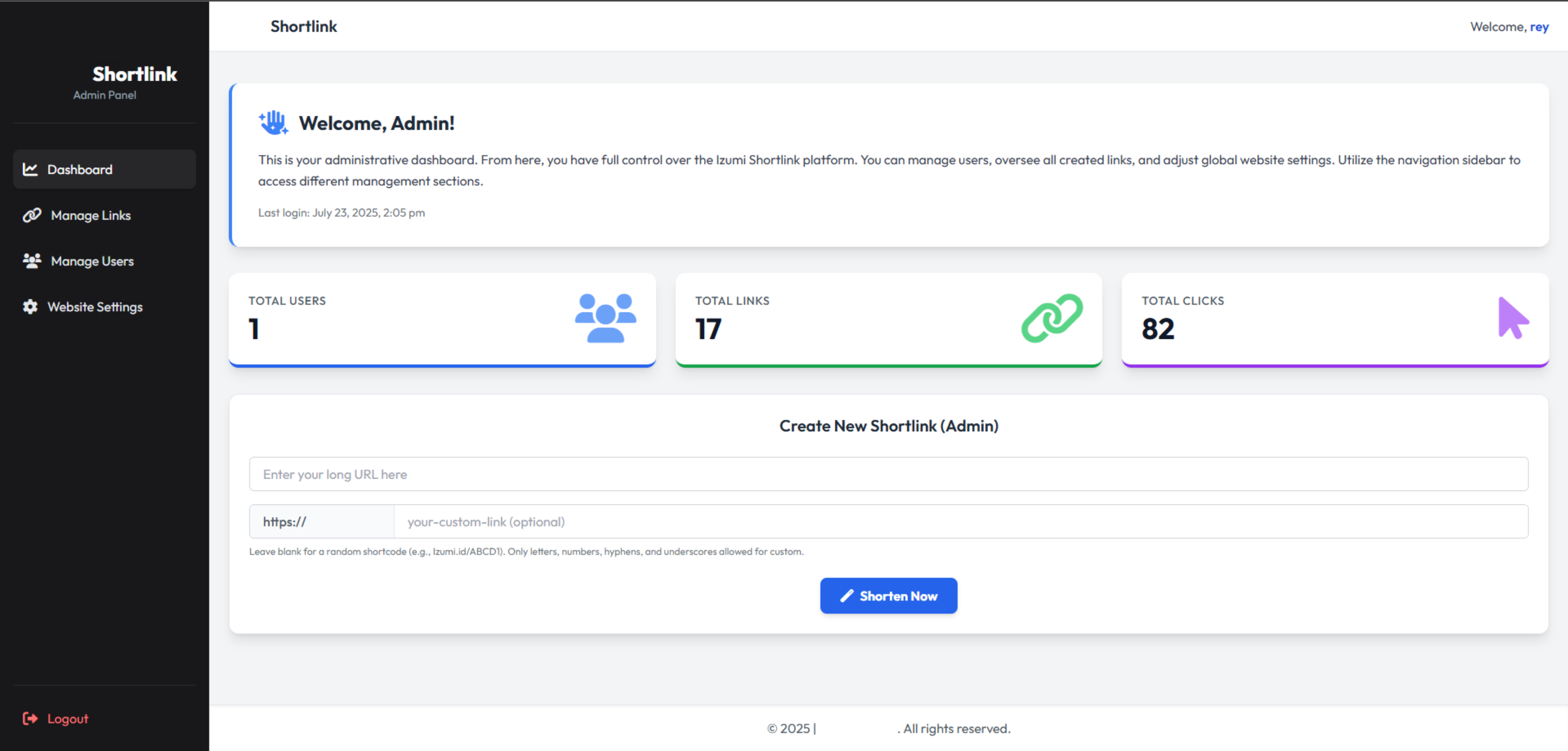 Sourcode Shortlink fitur lengkap dengan barcode