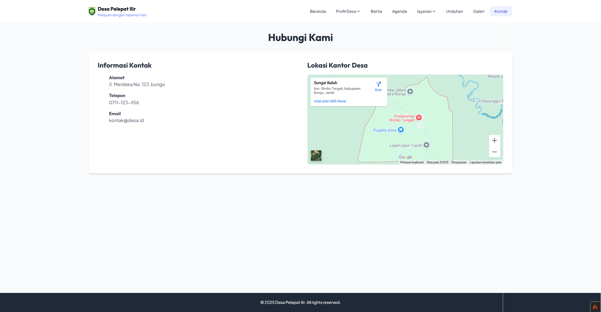 Pembuatan Website Desa