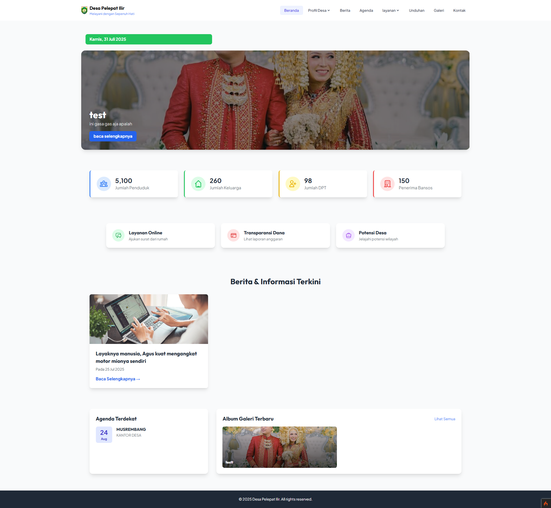 Pembuatan Website Desa
