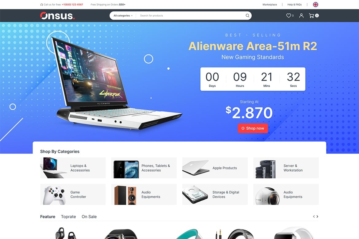 Onsus - Electronics E-commerce