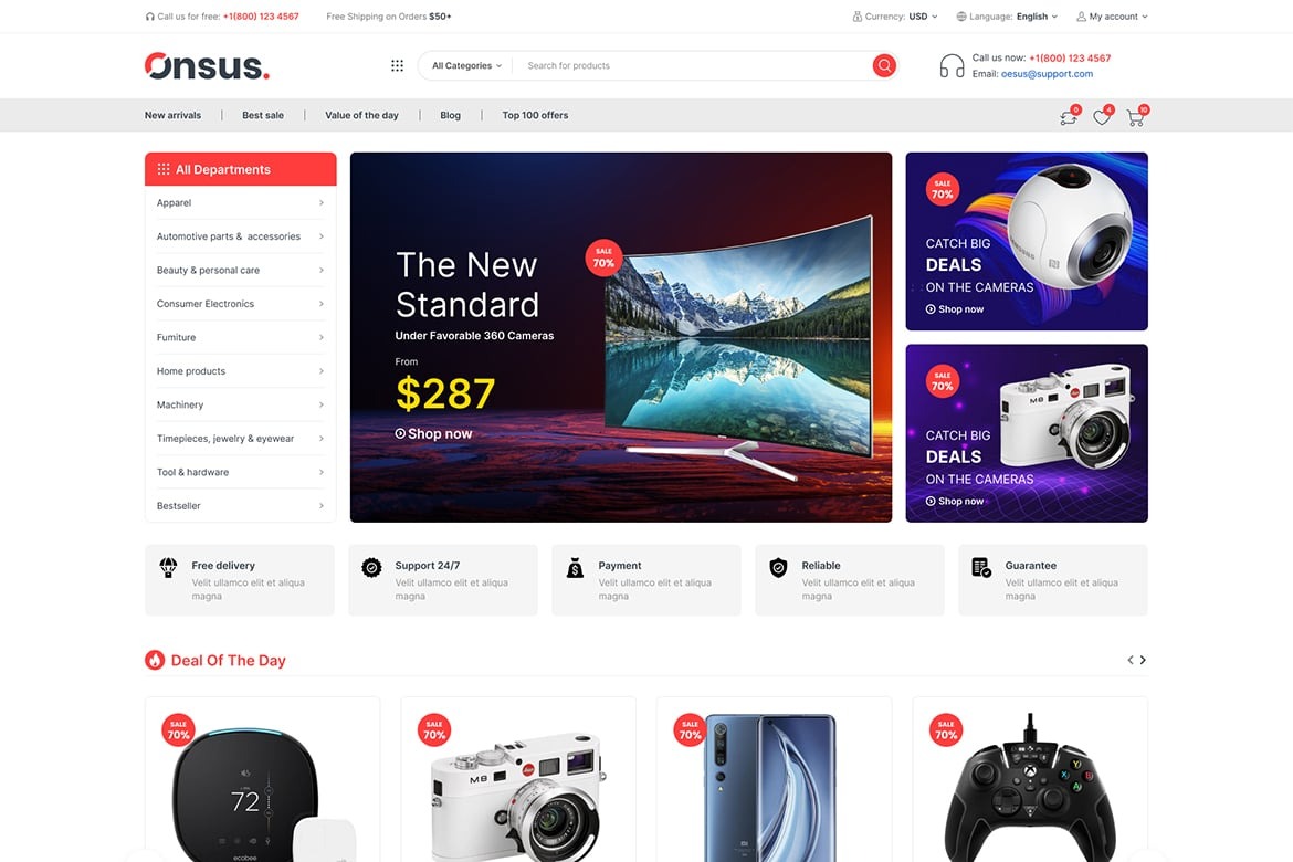 Onsus - Electronics E-commerce