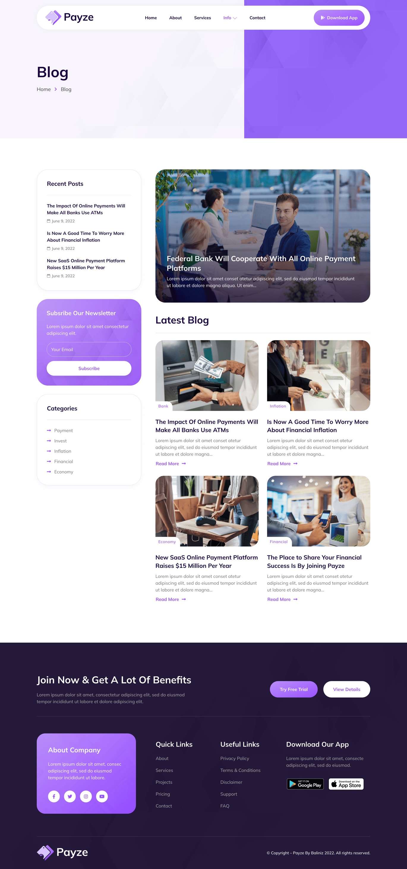 Payze – Online Payment Gateway & E-Wallet Elementor Template Kit